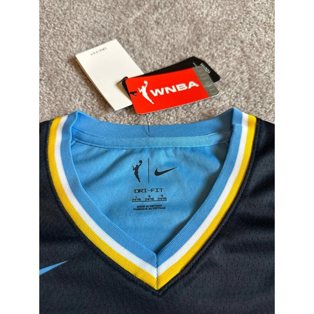 Angel Reese Chicago Sky Nike Youth NWT WNBA Jersey Size Large